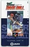Telephone card for Super Professional Baseball (Jaleco, 1991)