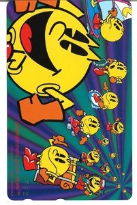 Telephone card for Pac-Man — Group Telephone Card (Namco, 1995)