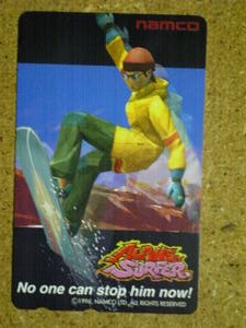 Telephone card for Namco Snowboarding — Promotional Telephone Card (Namco, 1996)