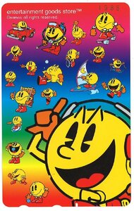 Telephone card for Pac-Man — Rainbow Telephone Card (Namco, 1995)