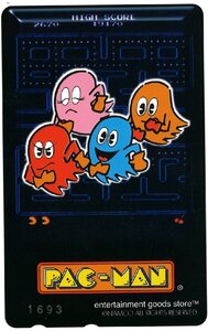 Telephone card for Pac-Man — Ghosts Telephone Card (Namco, 1995)